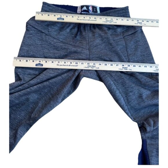 Adidas Gray & Navy NBA Mens Sweatpants Size L Polyester - Picture 12 of 12